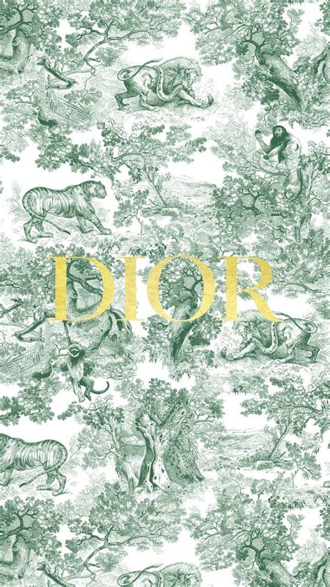 Dior print wallpaper